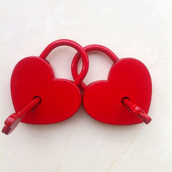 Heart Shape Lock With Key